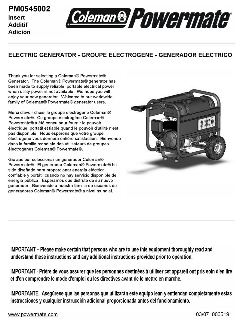 Powermate PM0545002 User manual