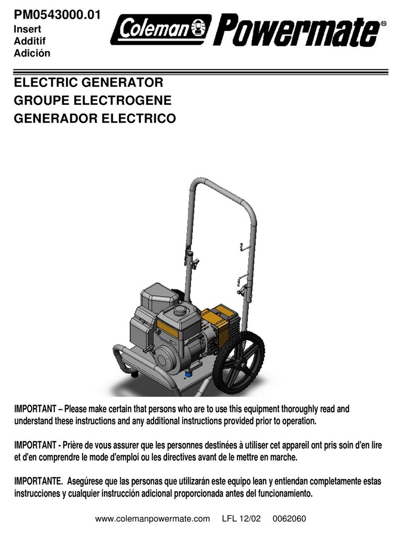 Powermate PM0543000.01 user manual