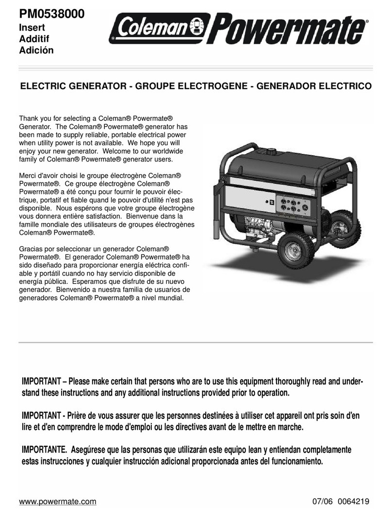 Powermate PM0538000 User manual
