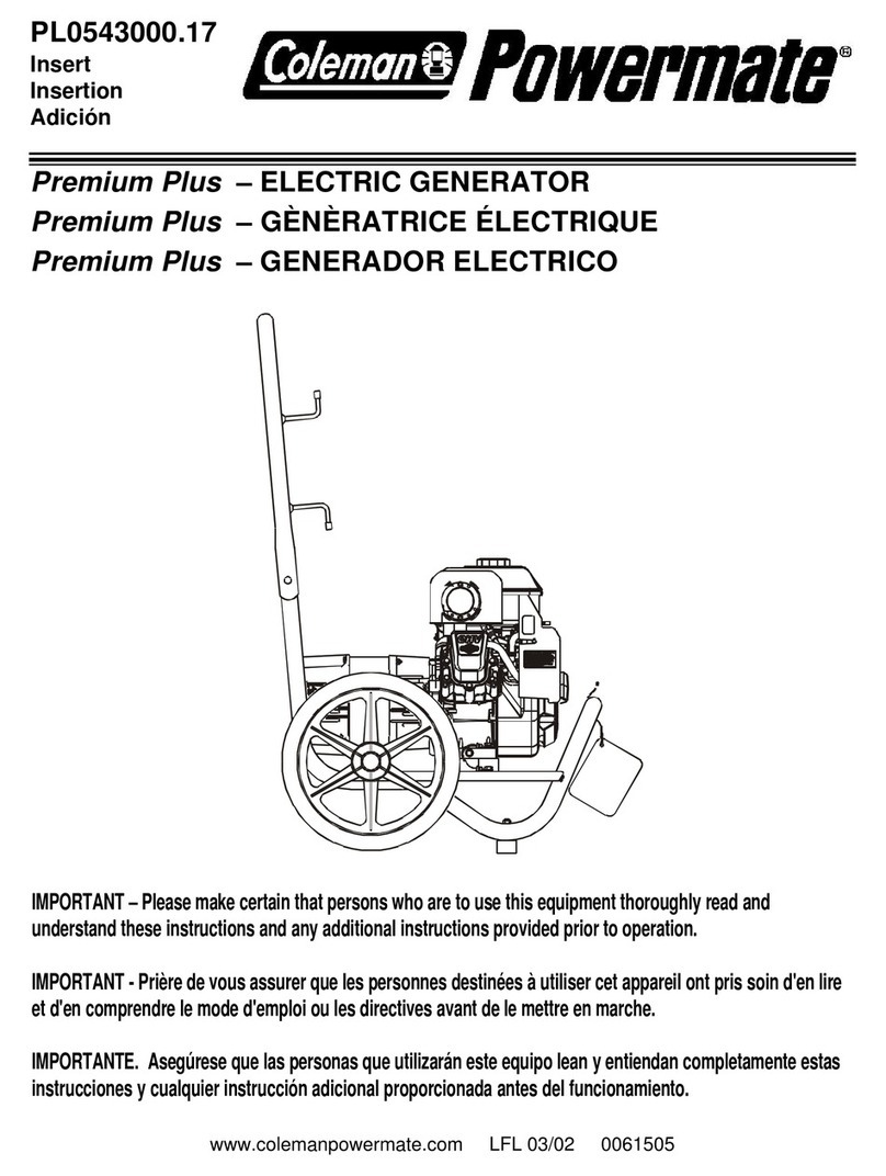 Powermate Premium Plus PL0543000.17 User manual