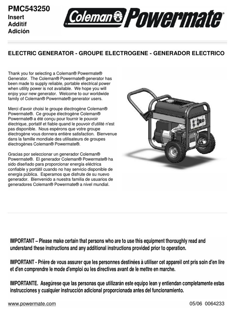 Powermate PMC543250 User manual