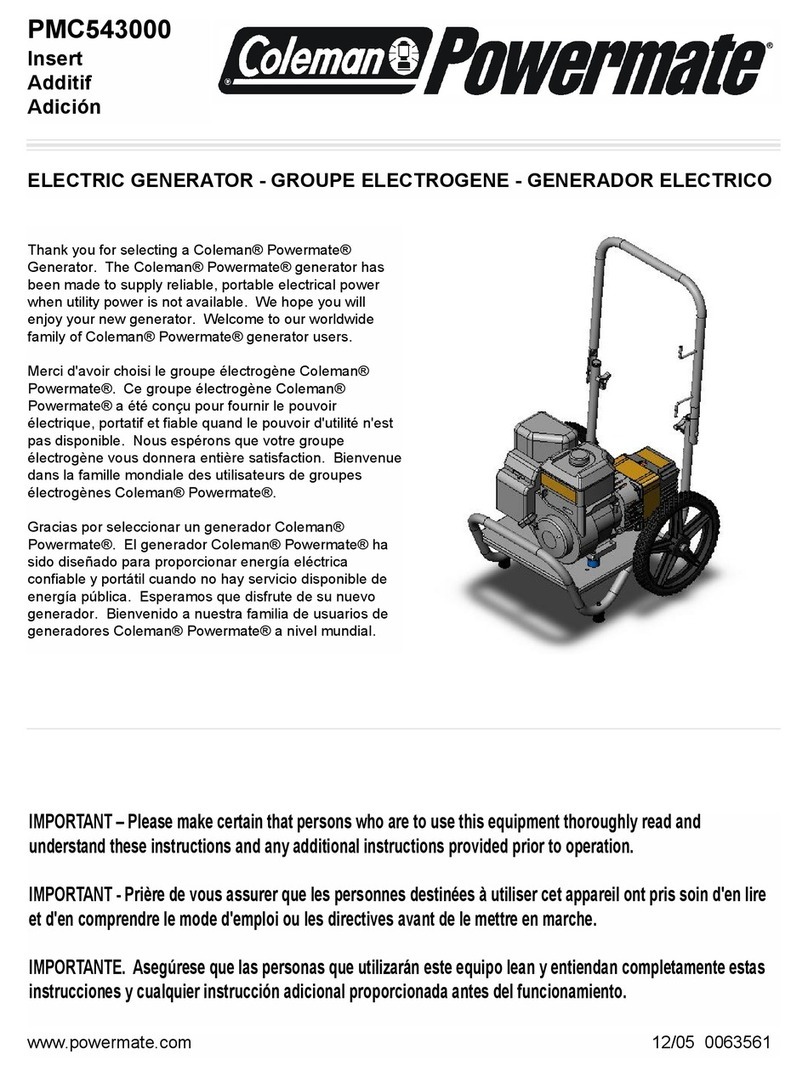 Powermate PMC543000 User manual