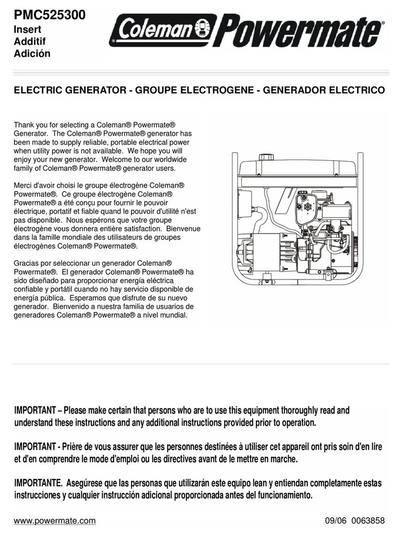 Powermate PMC525300 User manual
