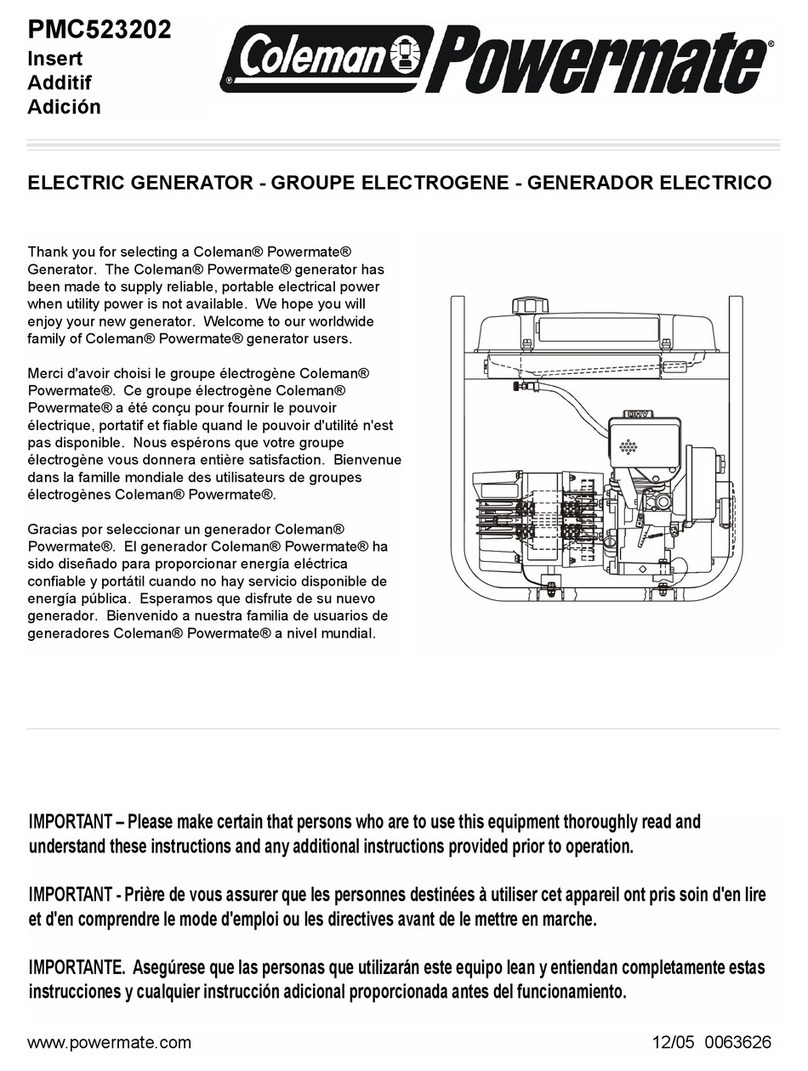 Powermate PMC523202 user manual