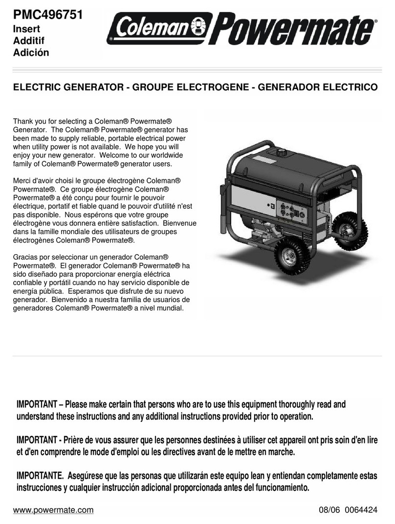 Powermate PMC496751 User manual