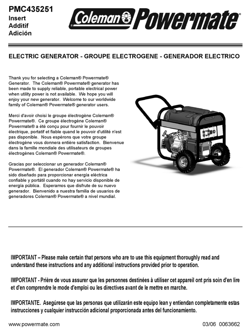 Powermate PMC435251 owner's manual