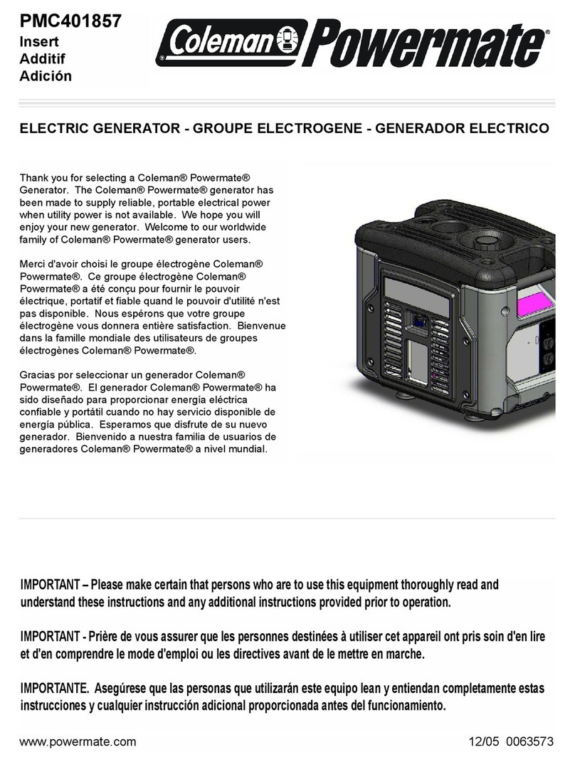 Powermate PMC401857 owner's manual