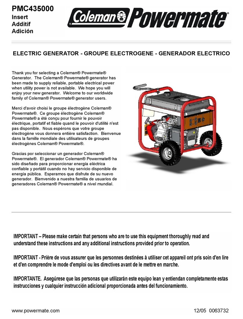 Powermate PMC435000 manual