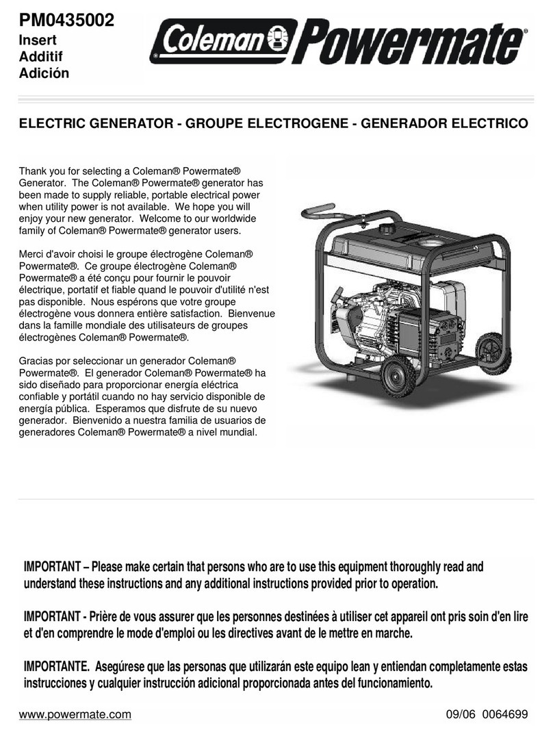 Powermate PM0435002 User manual