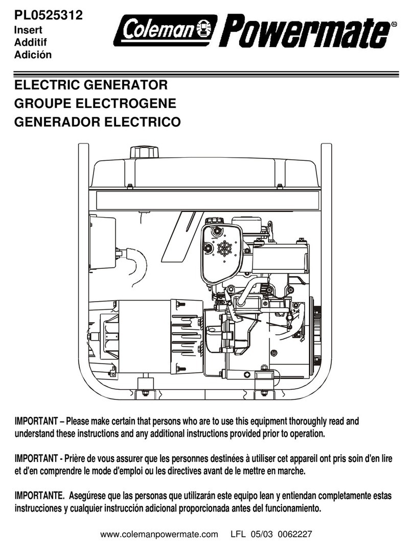 Powermate PL0525312 User manual