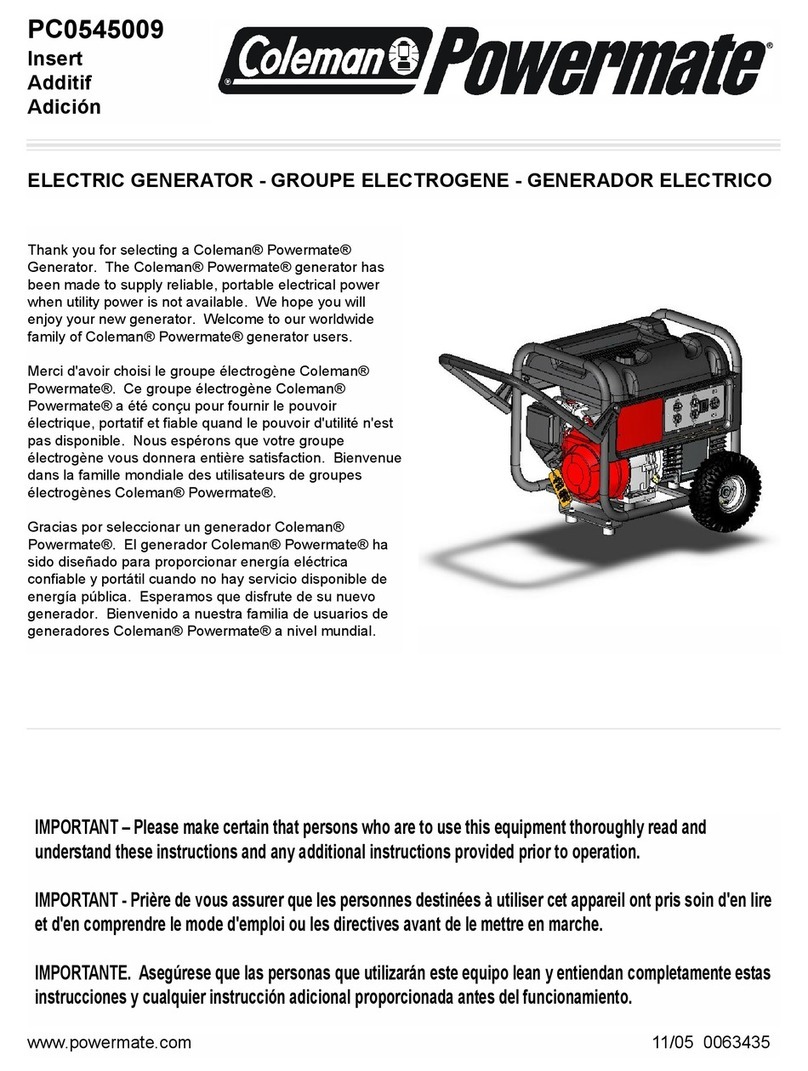 Powermate PC0545009 User manual Powermate PC0545009 User manual
