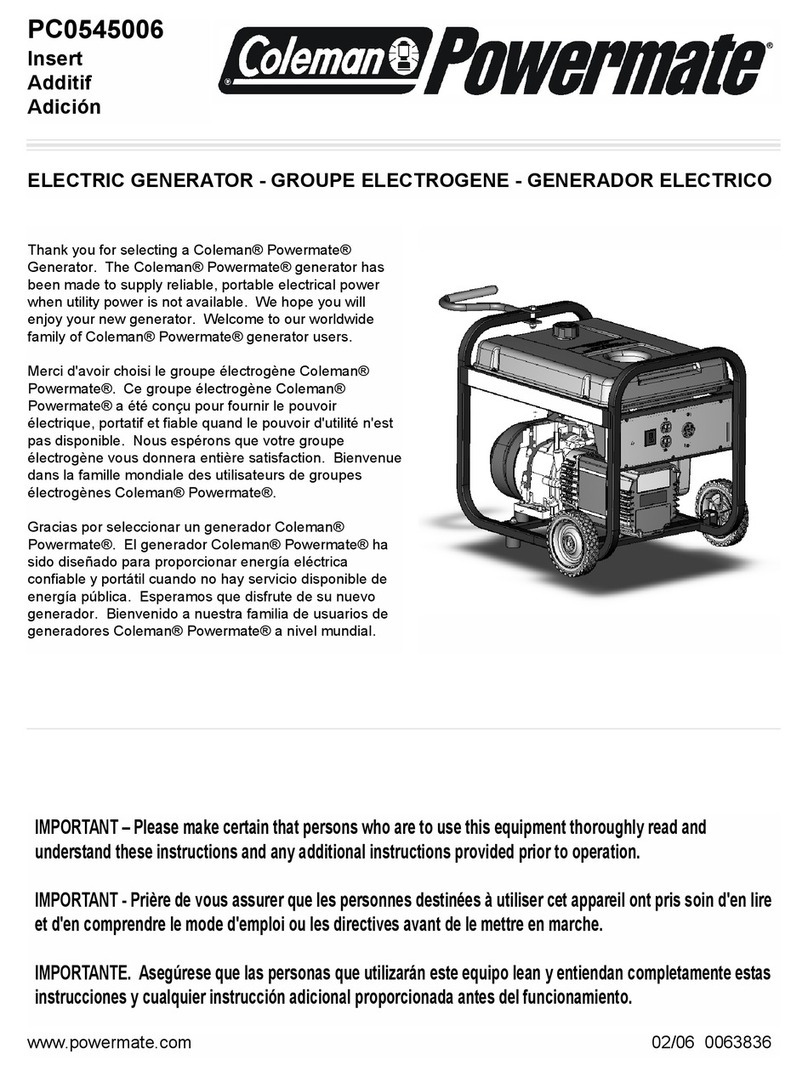 Powermate PC0545006 user manual