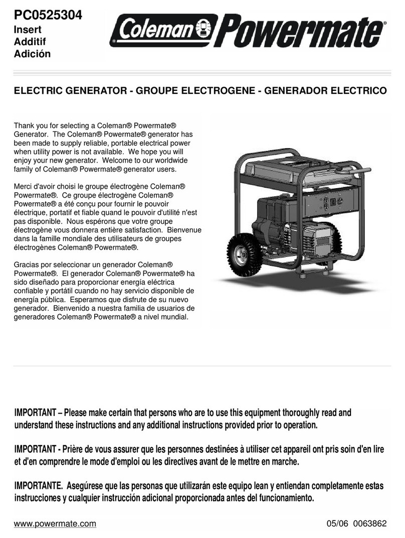 Powermate PC0525304 manual