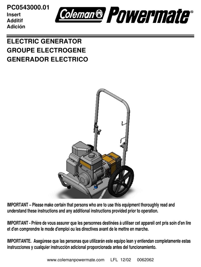 Powermate PC0543000.01 manual