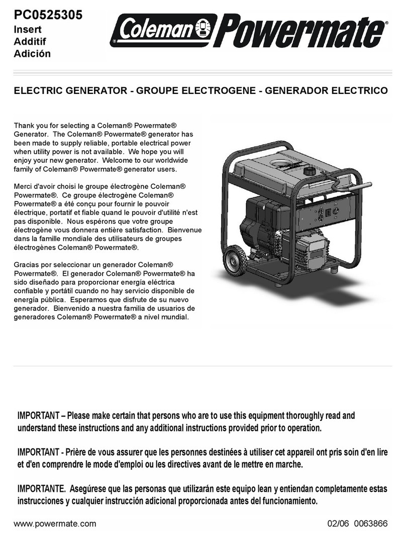 Powermate PC0525305 User manual