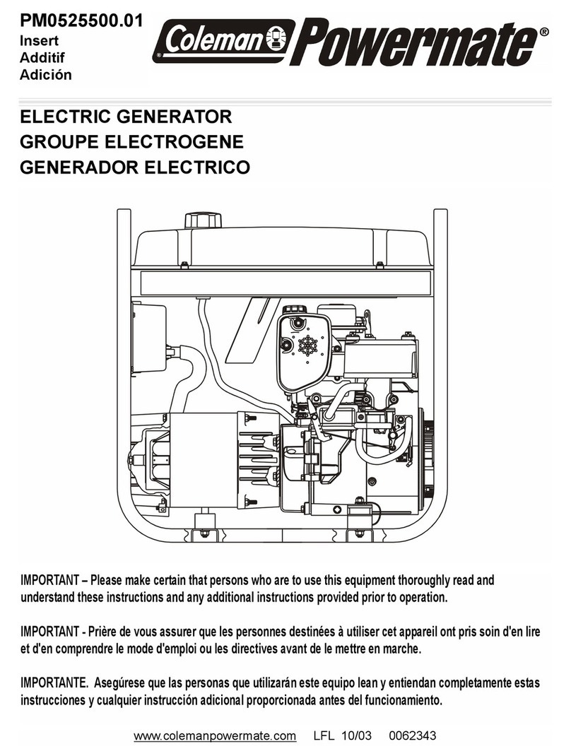 Powermate PM0525500.01 user manual