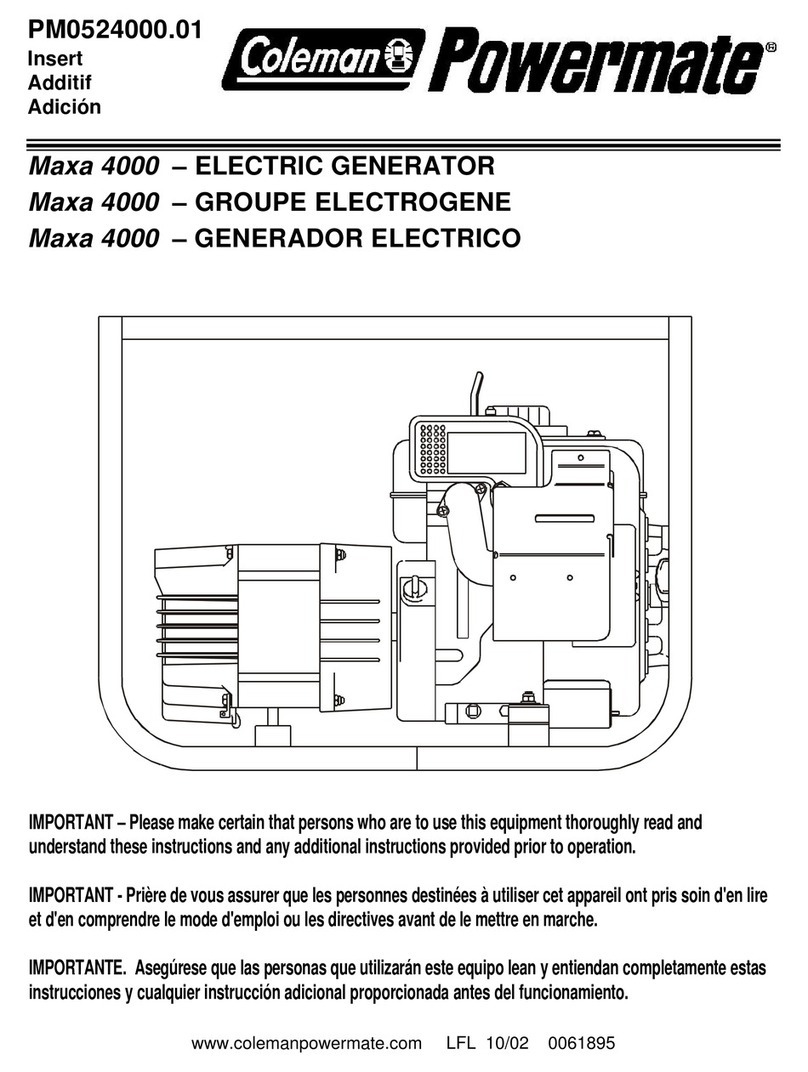 Powermate PM0524000.01 owner's manual