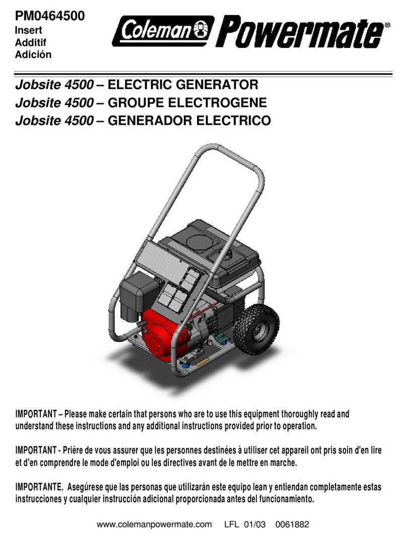 Powermate PM0464500 User manual