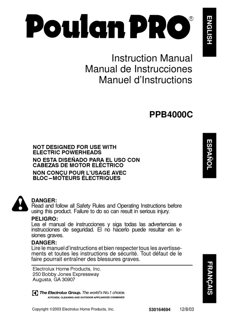 Poulan Pro 530164694 instruction manual