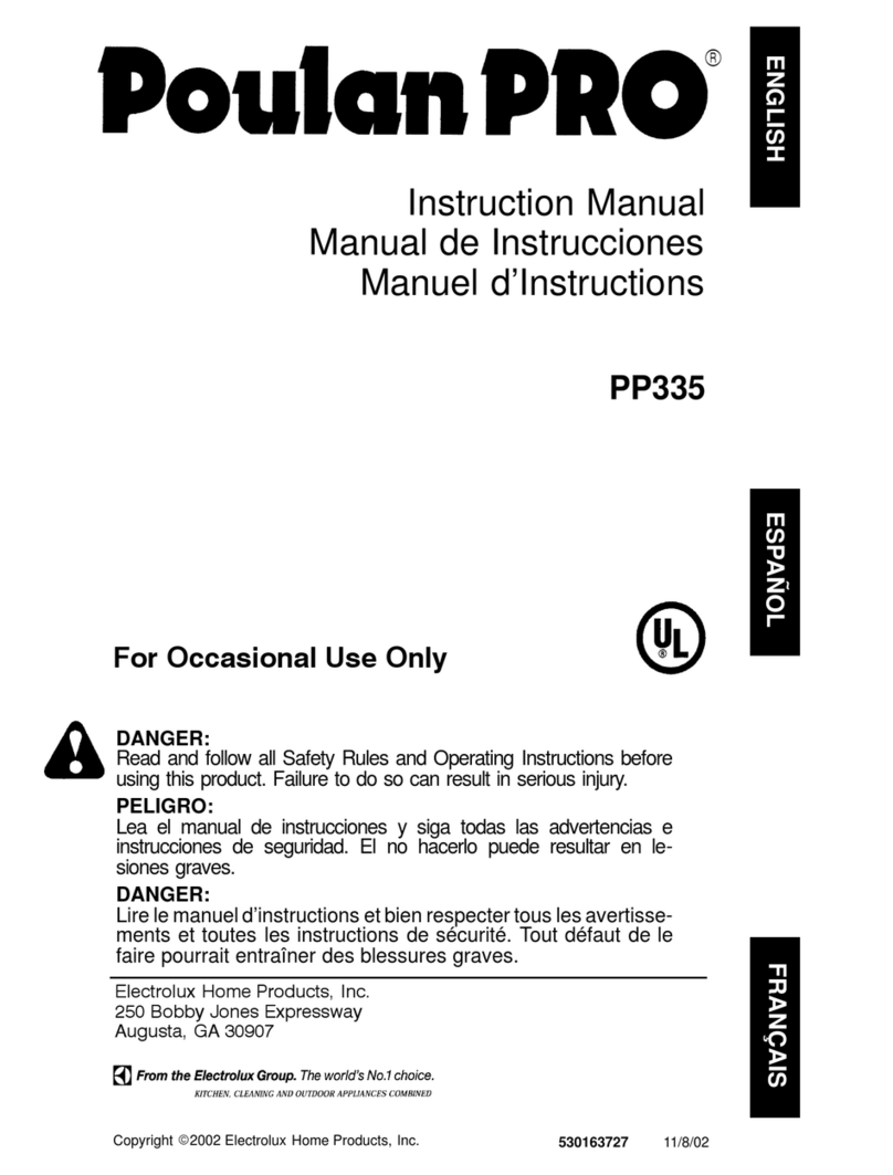 Poulan Pro 530163727 instruction manual
