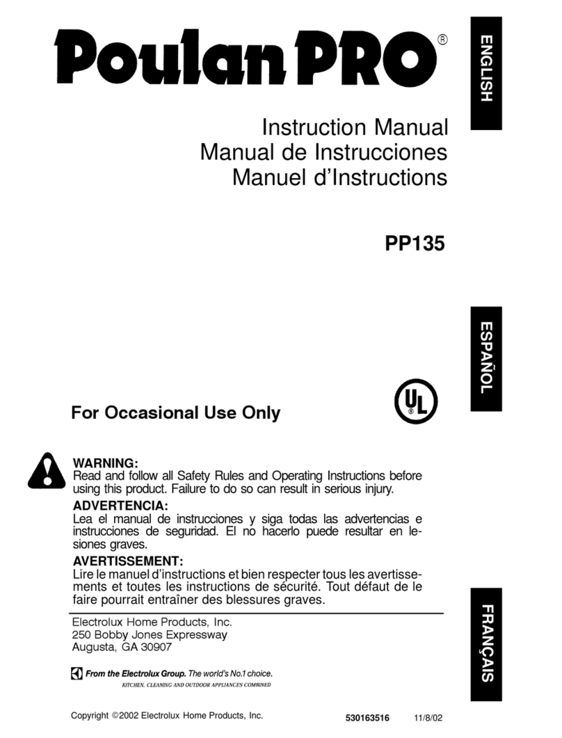 Poulan Pro 530163516 instruction manual
