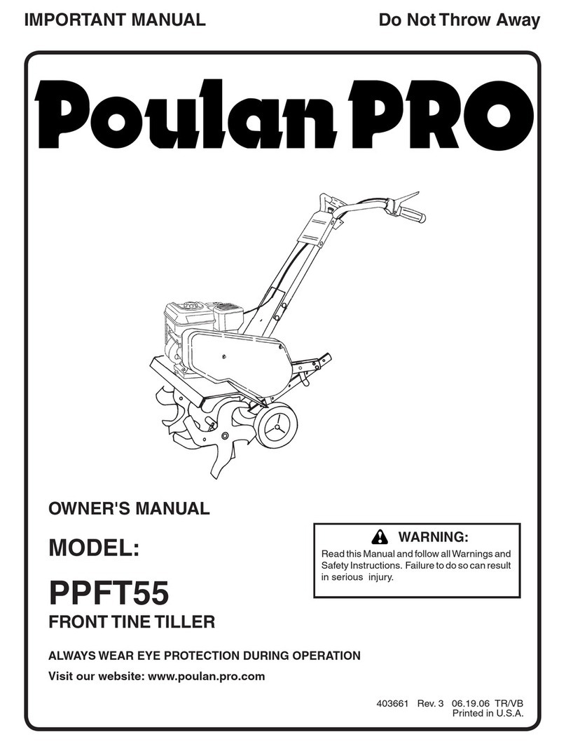 Poulan Pro PPFT55 owner's manual