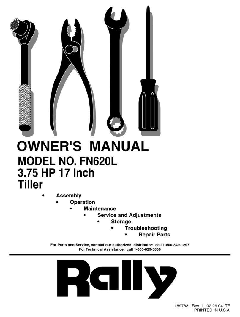 Rally FN620L owner's manual