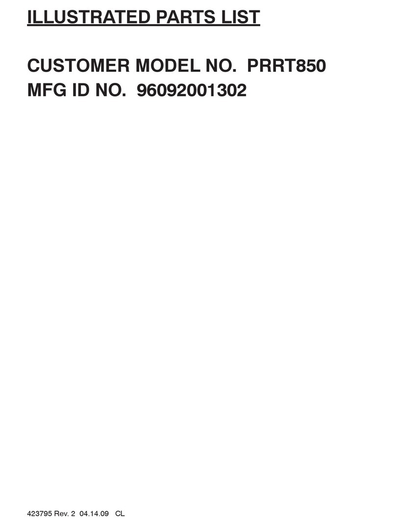 Poulan Pro 96092001302 Illustrated parts list