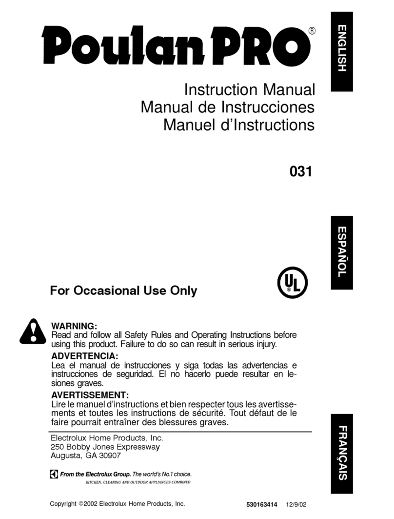 Poulan Pro 2002-12 instruction manual