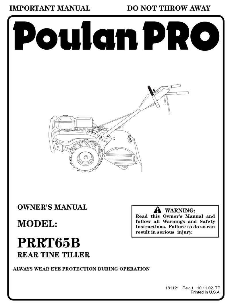 Poulan Pro PRRT65B User manual