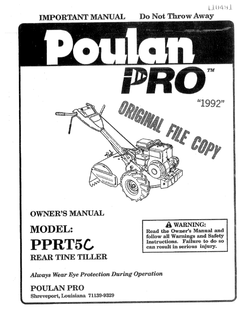 Poulan Pro PPRT5C User manual