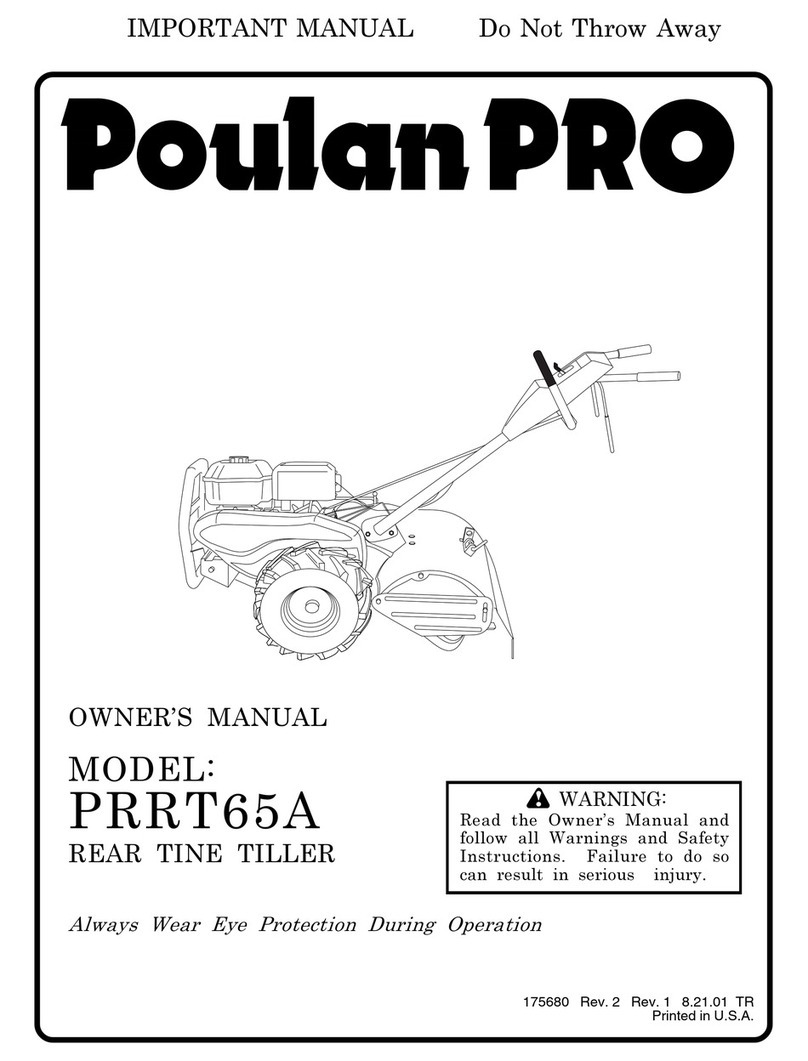 Poulan Pro PRRT65A User manual