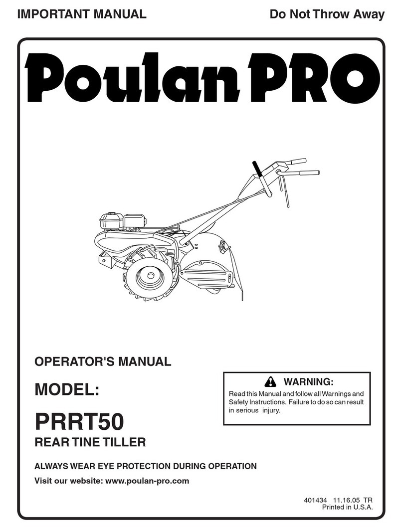 Poulan Pro PRRT50 User manual