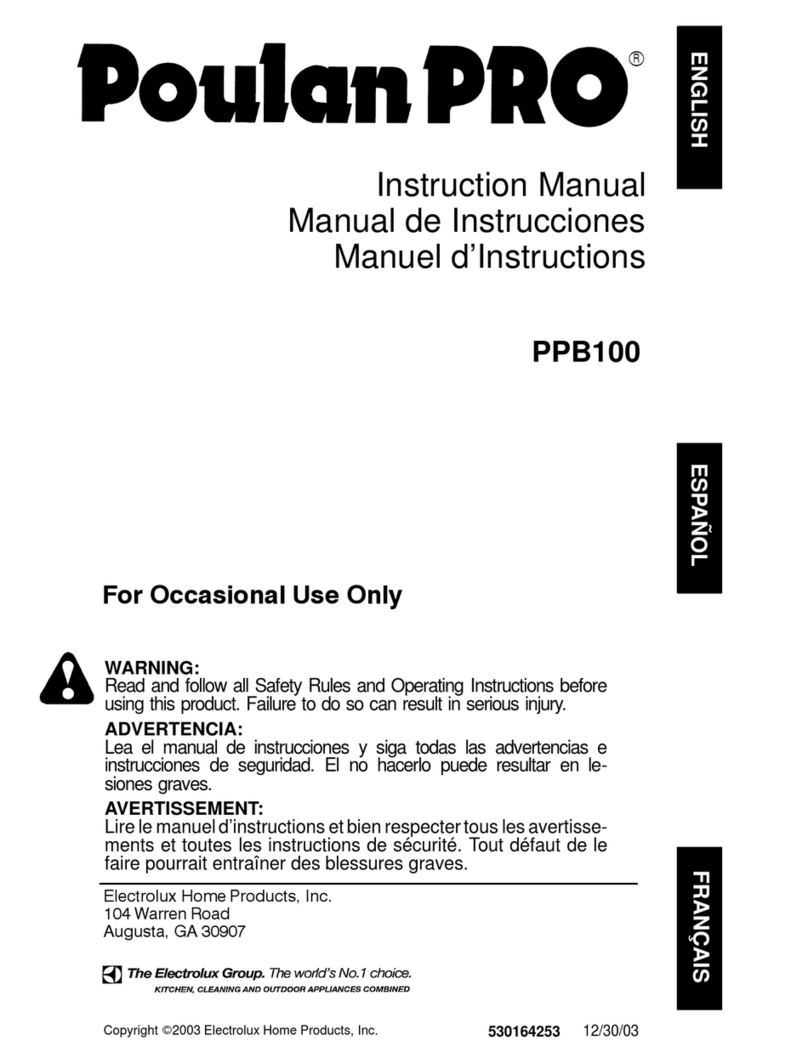 Poulan Pro PPB100 instruction manual