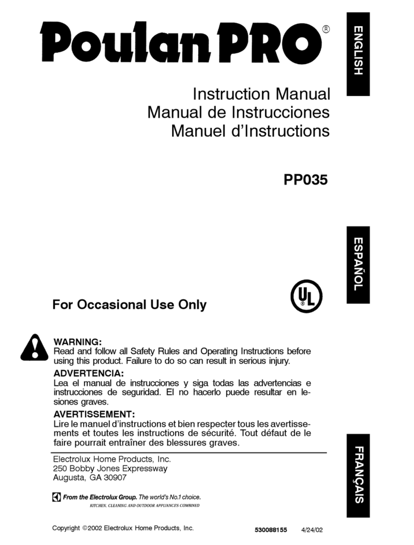 Poulan Pro PP035 User manual