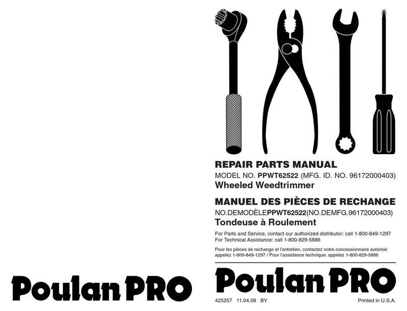 Poulan Pro PPWT62522 Owner's manual