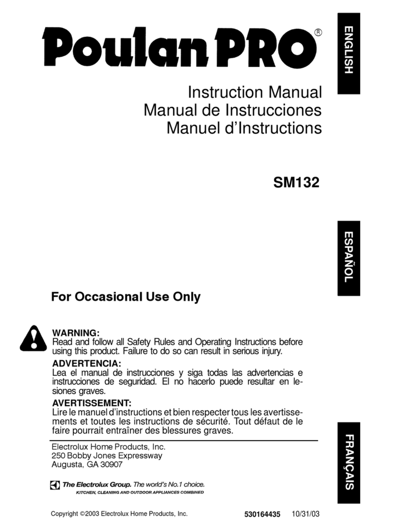 Poulan Pro SM132 instruction manual