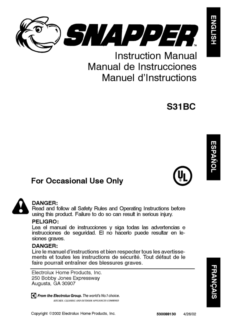 Snapper S31BC instruction manual