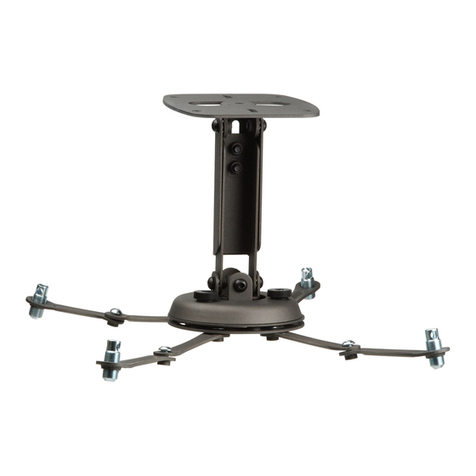 Premier Mounts Universal Projector Mount PBL-UMS User manual