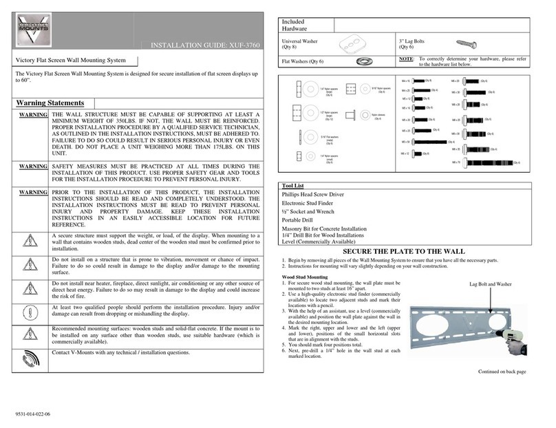 Progressive Marketing Products XUF-3760 installation guide