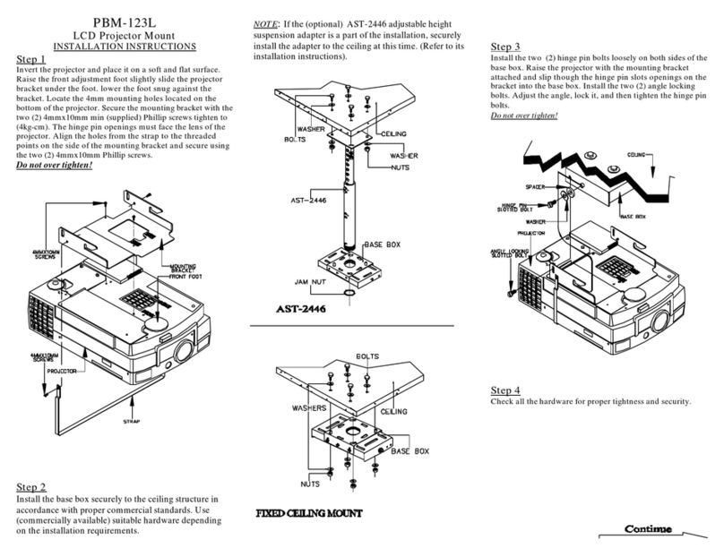 Progressive Marketing Products PBM-123L User manual