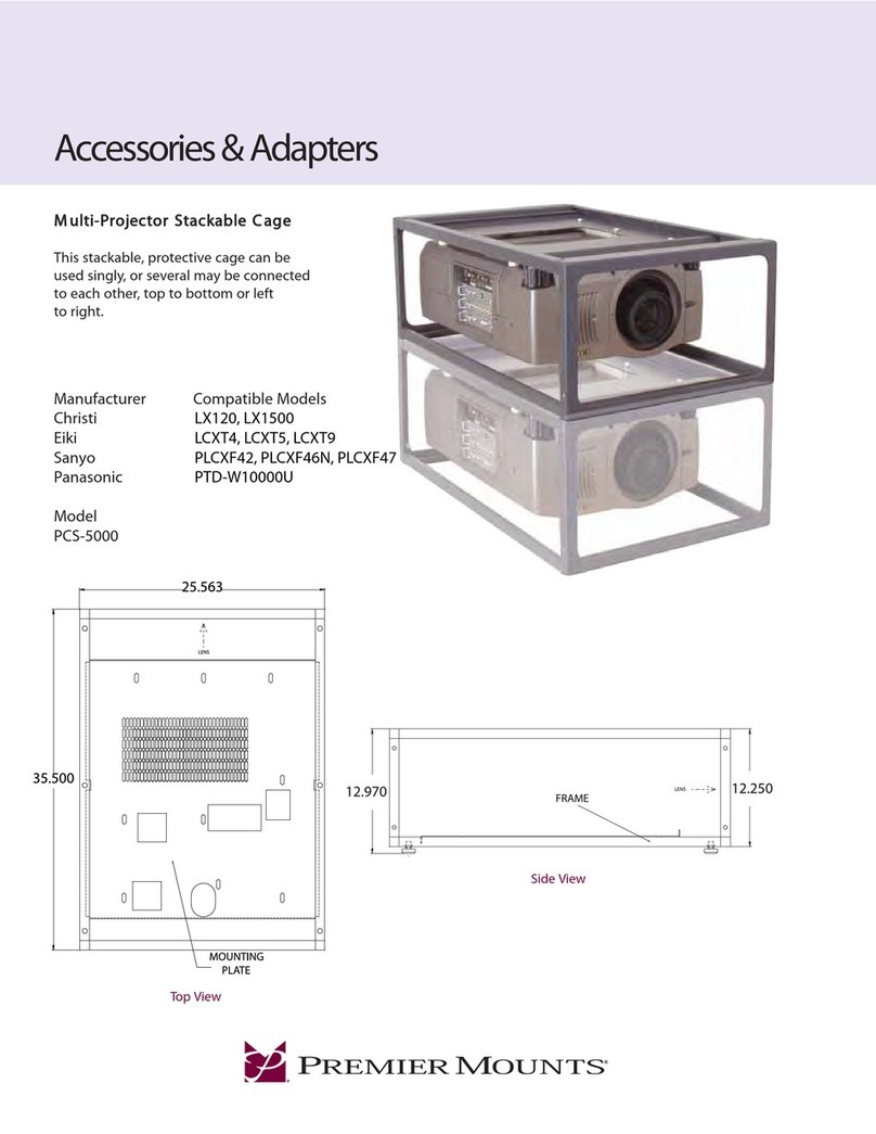 Premier Mounts PCS-5000 User manual