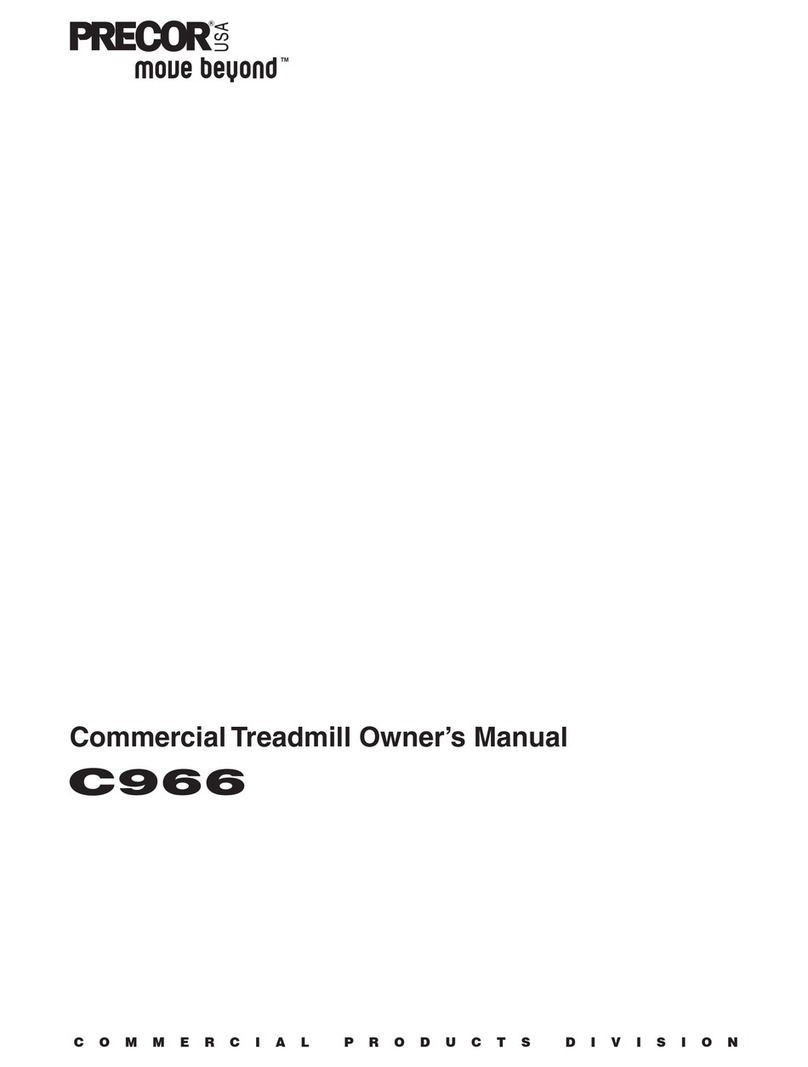 Precor C966 User manual