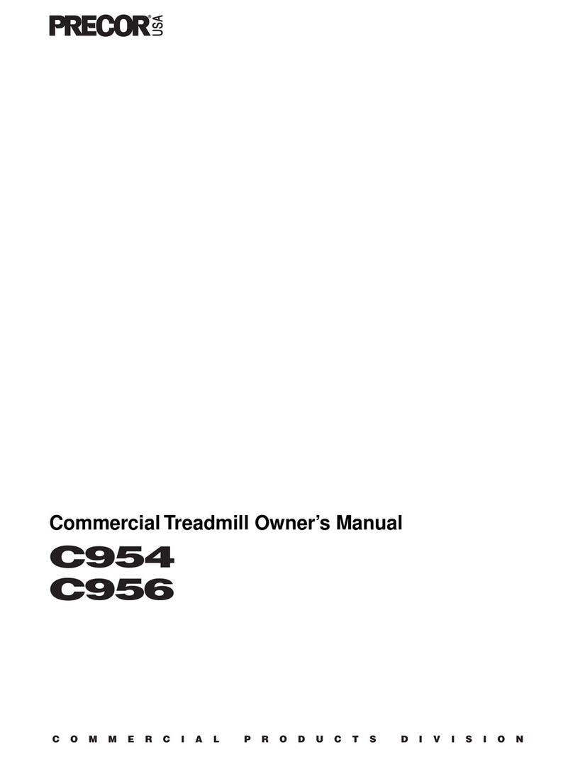 Precor C954 User manual