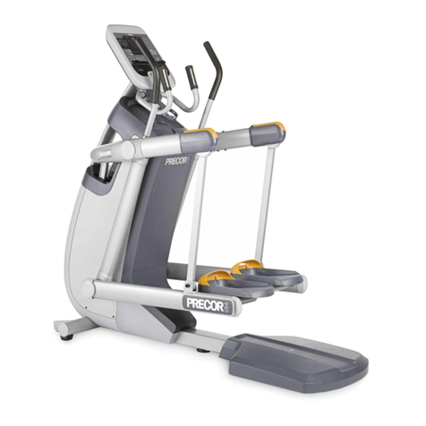 Precor AMT 835 Assembling and maintaining