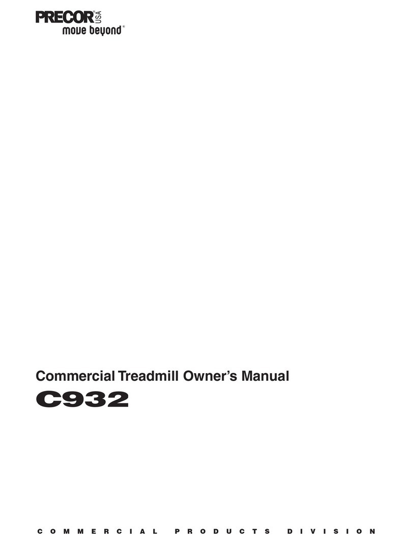 Precor C932 User manual