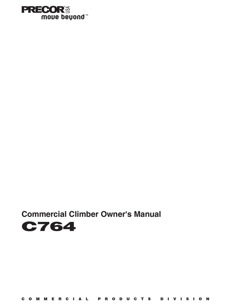 Precor C764 User manual