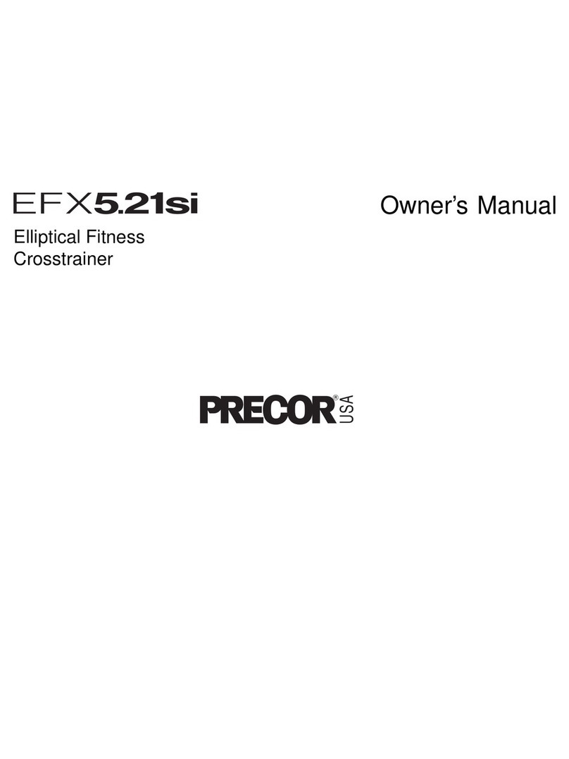 Precor EFX 5.21si User manual