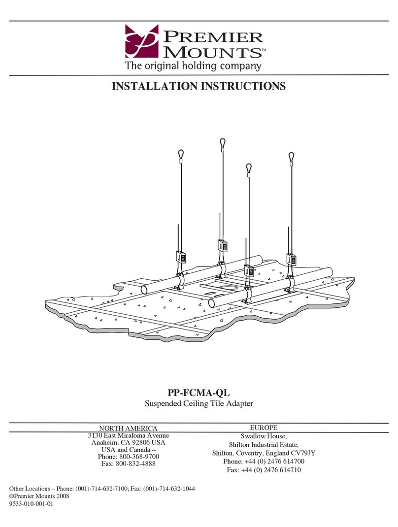 Premier Mounts PP-FCMA-QL installation instructions
