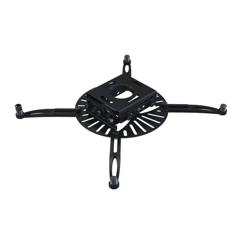 Premier Mounts Low-Profile Universal Projector Mount... User manual
